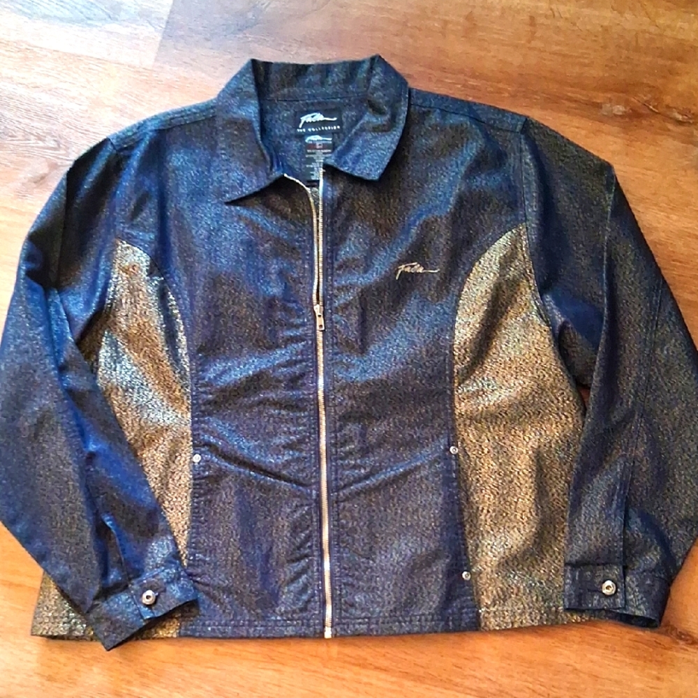 FUBU Blue & Gold Jacket NWOT
